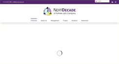 Desktop Screenshot of next-decade.com